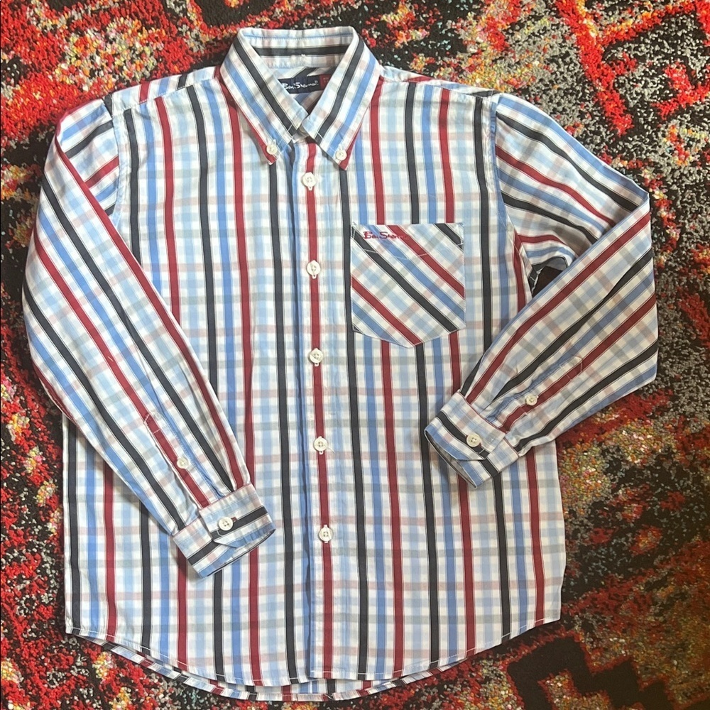 Ben Sherman Plaid Button Down Shirt - Picture 1 of 8